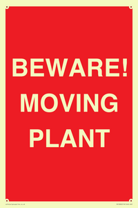 BEWARE! MOVING PLANT